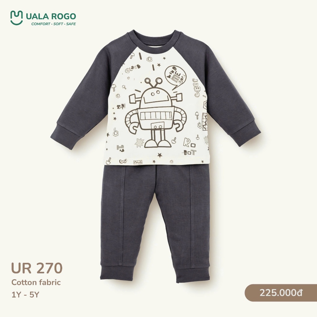 (9-24kg, 1-5Y) Bộ Dài Tay Uala Cho Bé UR3640 UR3903 UR3896 UR252 UR3822 UR253 UR270