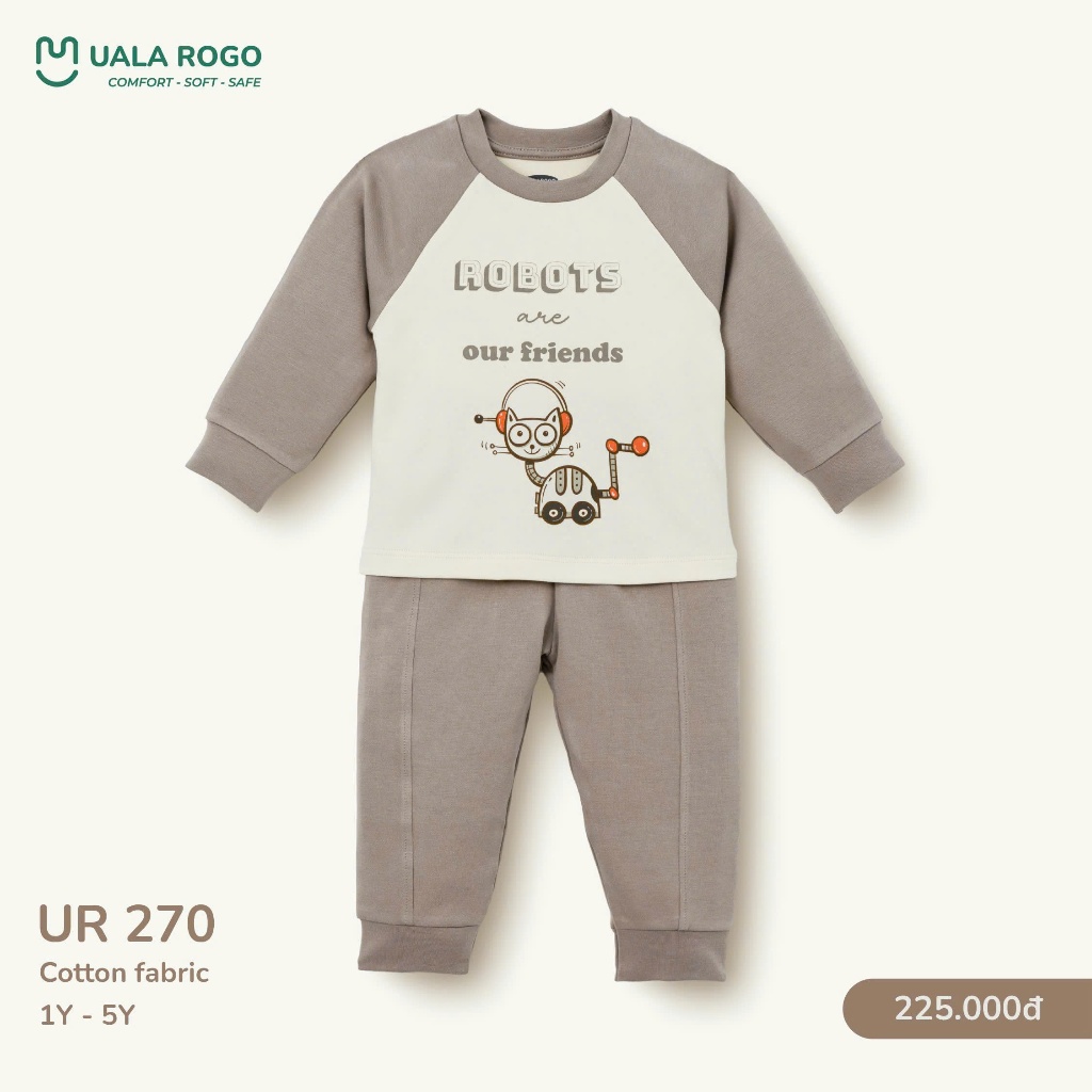 (9-24kg, 1-5Y) Bộ Dài Tay Uala Cho Bé UR3640 UR3903 UR3896 UR252 UR3822 UR253 UR270