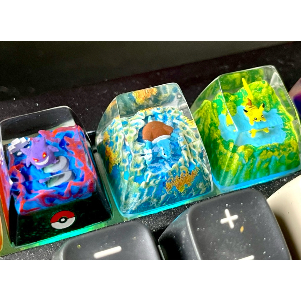Blastoise - Nút bàn phím thủ công chủ đề Pokemon, Keycap Artisan xuyên ...