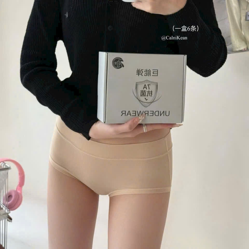 Hộp 6 quần lót su 505, Quần lót cotton lạnh cao cấp