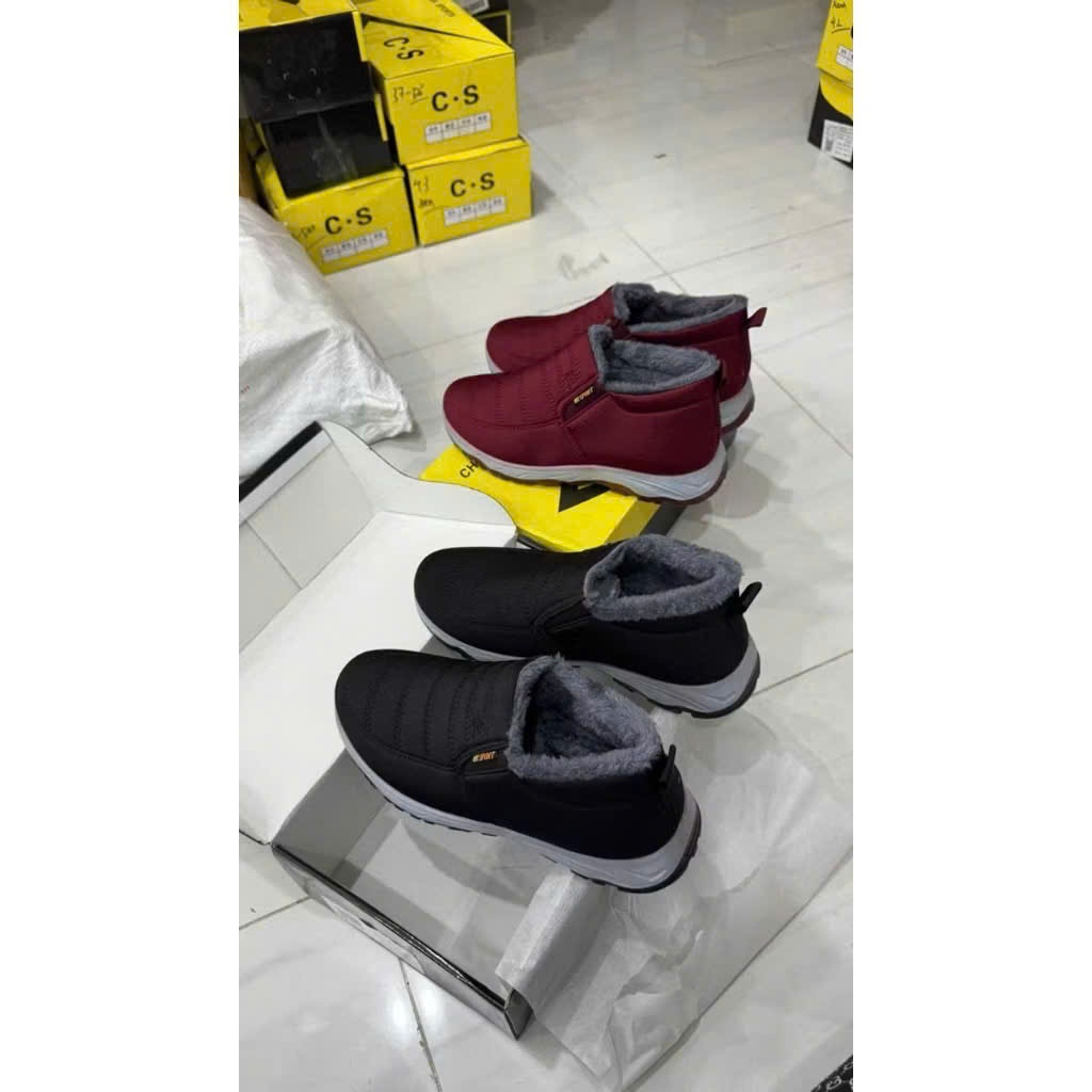 Giày thể thao đi tuyết lót lông cừu nam nữ size 36-41 – mẫu Quảng Châu siêu ấm, cực HOT mùa đông