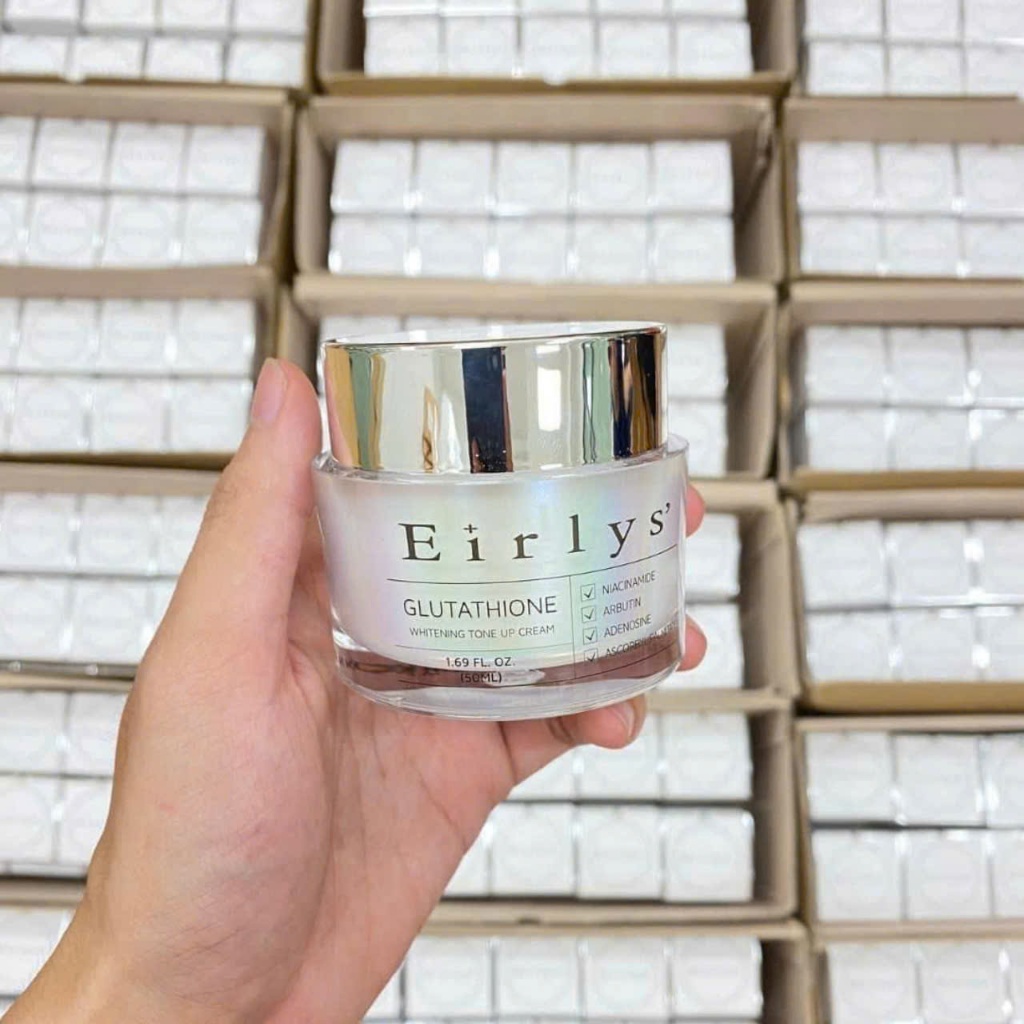 eirlys glutathione Kem trng da nng tone Eirlys' Hn Quc (Hp 50ml) Kem Dng Trng Prettyskin Eirlys