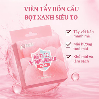 Viên thả tẩy bồn cầu hương thơm dịu dàng, khử mùi toilet tự động làm sạch vết bẩm mảng bám