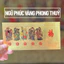 Tờ Tiền Ngũ Phúc Lâm Môn Phong Thủy May Mắn Chiêu Tài Lộc-Chất Liệu Plastic Mạ Vàng