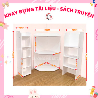 Mã 5 Kệ Góc Để Bàn Đa Năng dùng cho Ký Túc Xá Sinh Viên, Văn Phòng Phẩm, Mỹ Phẩm, Bàn Làm Việc, Kệ Sách Lưu Trữ Tam Giác