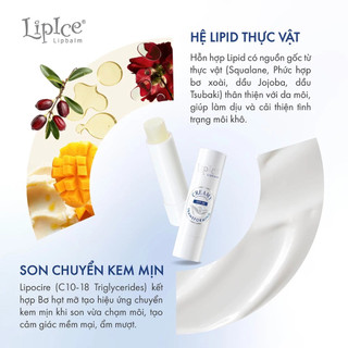 Son dưỡng môi không màu chuyển kem mịn LipIce Creamy 3.4gam