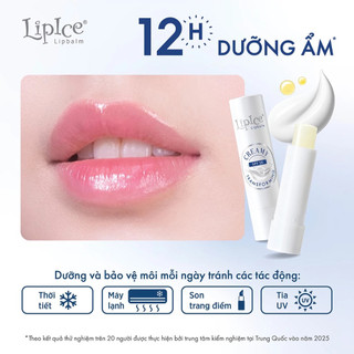 Son dưỡng môi không màu chuyển kem mịn LipIce Creamy 3.4gam