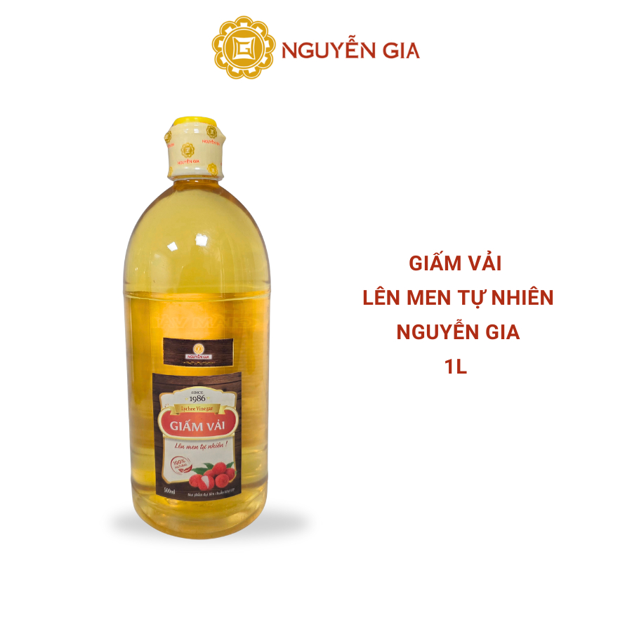 Giấm Vải Đặc Sản Bắc Giang Lên Men Tự Nhiên 500ml / 1L NGG007