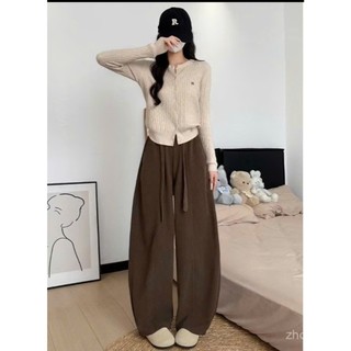 Quần Ống Rộng ELEGANTE Chất Liệu Nỉ Nhung QC Mẫu New 2026 Dễ Phối Đồ, Siêu Dày Dặn.