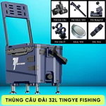 ( Chính Hãng ) Thùng câu đài TINGYE FISHING 32L Bản nâng cấp. Có Pass Gác Tay Trái & Phải Đi Câu Bắt Cá Fishing Câu Cá — ảnh 2