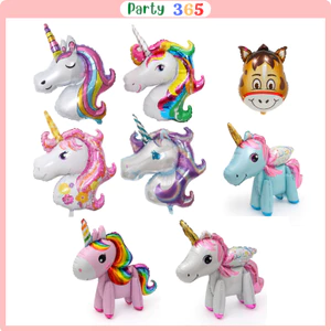 Bóng Hình Ngựa Pony Trang Trí Sinh Nhật Bé Trai Bé Gái