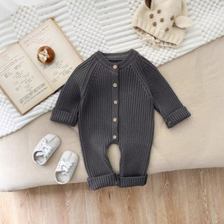 Bodysuit len cài cúc 3 màu cho bé