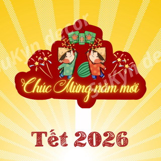 Hashtag Cầm Tay Chụp Ảnh Tết, Hashtag tết, Hastag năm mới 2026 year end party YEP, bảng cầm tay tất niên công ty