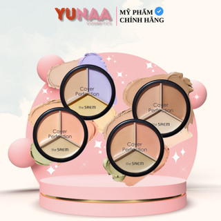 [Y213] Che Khuyết Điểm ĐA NĂNG 3 Ô THE SAEM Cover Perfection Triple Pot Concealer