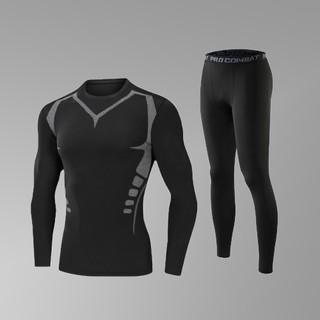 Set Quần Áo Giữ Nhiệt Nam, Bộ Đồ Thể Thao Legging Nam Co Dãn 4 Chiều, Thấm Hút Mồ Hôi Thoải Mái Vận Động