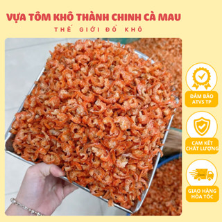 500Gram Tôm Khô thẻ thiên nhiên cà mau size vừa M305, Không Chất Bảo Quản, già dinh dưỡng.