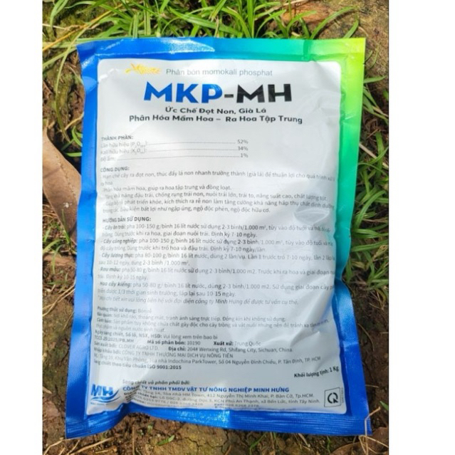 🌾 4. CLOVER MKP 00-52-34 – Siêu Lân Kali | Tạo Mầm Hoa | Nuôi Trái Cực Mạnh – Anh Quốc