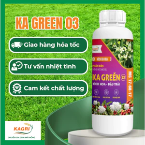 KA GREEN 03 kích hoa - Phân bón kích hoa, trổ hoa, trổ hoa đồng đều - KAGRI Phân bón sinh học