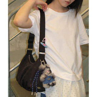 Túi đeo chéo Half Moon Shoulder Bag Dot Black