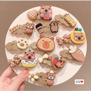 𝐒𝐞𝐭 𝐤𝐞̣𝐩 𝐭𝐨́𝐜 𝐂𝐚𝐩𝐲𝐛𝐚𝐫𝐚 🌟 đáng iu xĩu luôn các mom ơiii