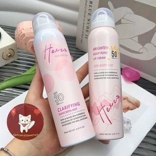 [HEXZE] Xịt Chống Nắng Hexze Nâng Tone Vỏ Hồng SPF 30, 50 PA+++, 100ml