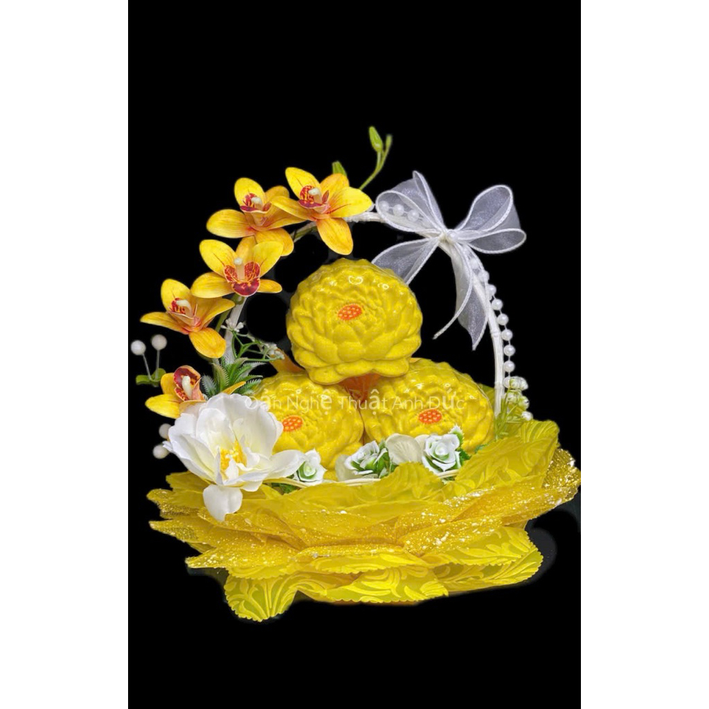 Sét Phụ kiện đầy đủ tự gắn( hoa+giỏ+keo+oản full pk)