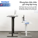 [VOUCHER 500K] Bàn Nâng Hạ Điện Công Thái Học DERGO FlexiSpot FQ2-1260 Bàn Làm Việc Đứng Điều Chỉnh Độ Cao 4 Vị Trí Nhớ — ảnh 6