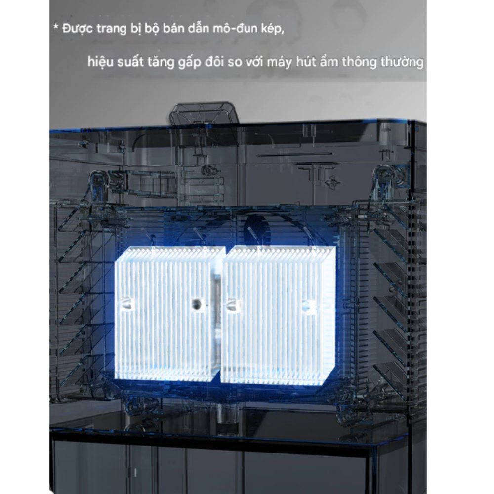 Máy Hút Ẩm Không Khí H2 Youpin 3 Lít, Công Suất 70W, Chế Độ Ngắt Tự Động, An Toàn, Bảo Hành 2 Năm
