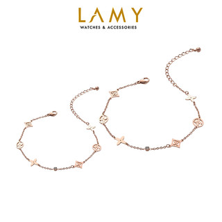 Bộ quà tặng trang sức LAMY Lắc tay lắc chân Lucky Anklet 9005RG & 2125RG