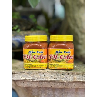 Mắm ruốc HỦ NHỎ Dì Cẩn Đà Nẵng, thêm gia vị ăn kèm với trái cây, rau củ luộc, thịt luộc - hủ 200g