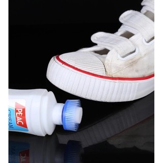 CHAI TẨY TRẮNG GIÀY PLAC 100ML - BÌNH GEL VỆ SINH ĐA NĂNG TÚI, GIÀY, ĐỒ DA KẾT HỢP BÀN CHẢI TIỆN DỤNG