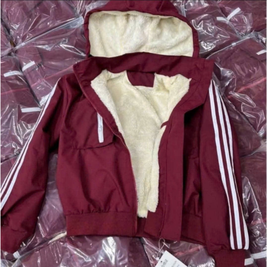 <35-60kg> Áo Khoác Bomber Nữ Lót Lông Siêu Am Cao Cấp, Áo Phao Nữ Dáng Croptop 2 Lớp Hàng Mới loại 1