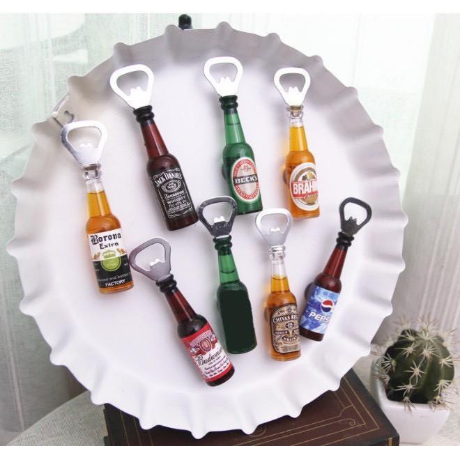 COMBO 2 Khui nắp bia, mở nắp bia , đồ dùng decor nhà bếp có nam châm