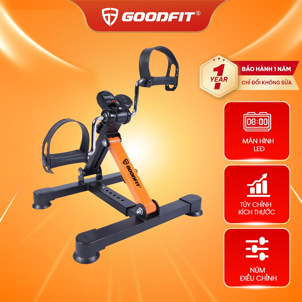 Xe đạp gấp gọn GoodFit GF006MB, xe đạp mini tập thể dục, tập phục hồi ...