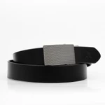 Thắt lưng khóa lăn SML01, da bò nguyên tấm bền bỉ, khoá lăn (khoá kéo) hợp kim không rỉ, Anh Tho Leather — ảnh 3