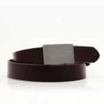 Thắt lưng khóa lăn SML01, da bò nguyên tấm bền bỉ, khoá lăn (khoá kéo) hợp kim không rỉ, Anh Tho Leather — ảnh 2