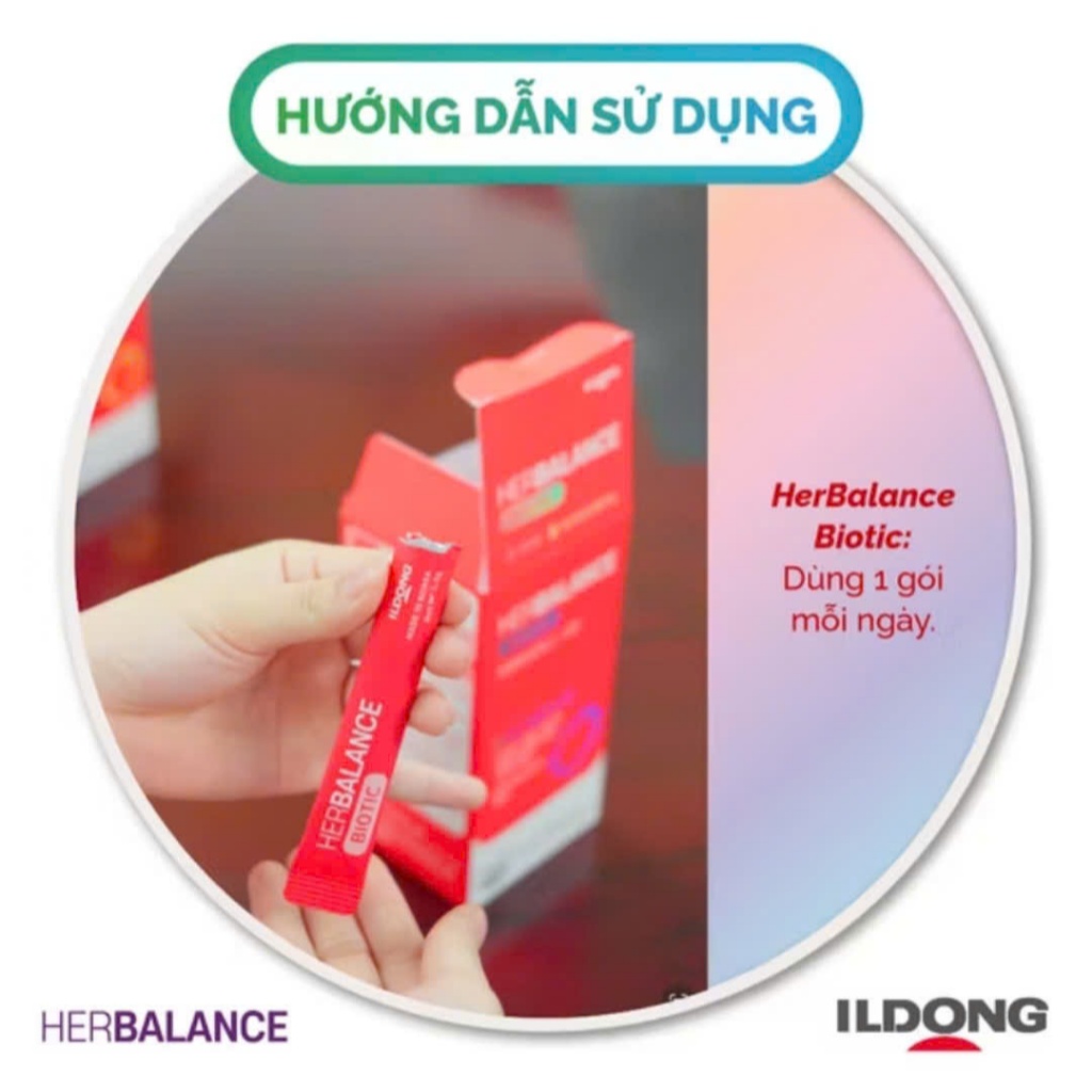 HerBalance Biotic - Lợi Khuẩn Đặc Biệt Cho Phụ Nữ hộp 30 gói