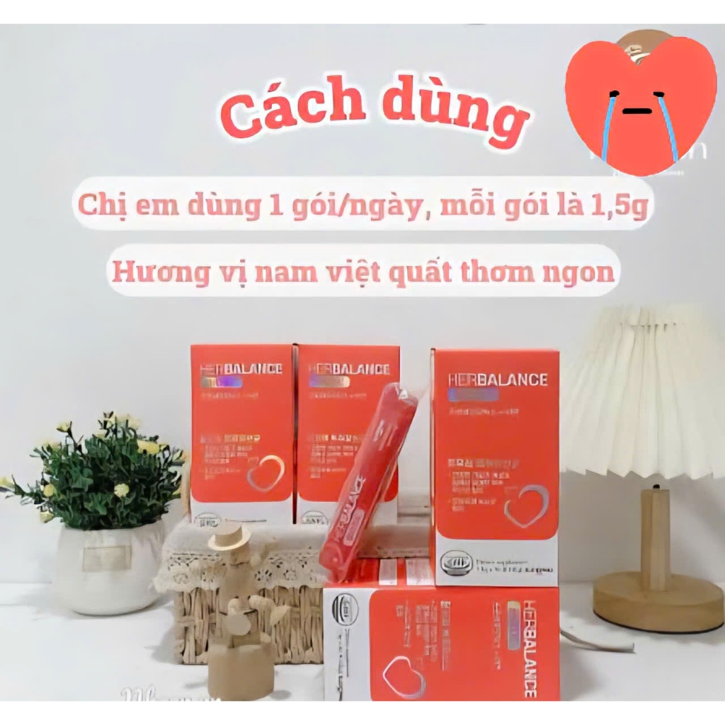 HerBalance Biotic - Lợi Khuẩn Đặc Biệt Cho Phụ Nữ hộp 30 gói