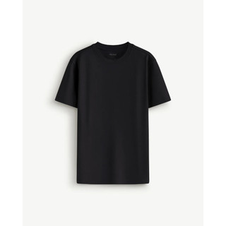 Áo Thun Nam Tay Ngắn Cotton Màu Trơn Form Fit - ROUTINE 10S25TSS046