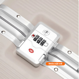 Vali Khung Nhôm Cao Cấp Kingsun KS-607 Bọc Nhôm 4 Góc Chống Va Đập Bảo hành 5 năm