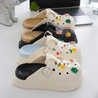Dép sục nữ đế cao 5cm kèm charm Noel Bling Mita SR V2 kiểu sandal dễ thương năng động CSM-48