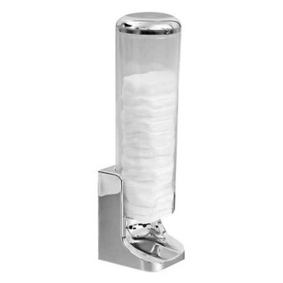 AMZO_(HÀNG LOẠI 1) ỐNG ĐỰNG BÔNG TẨY TRANG/ HỘP ĐỰNG BÔNG TẨY TRANG NHỰA PS CAO CẤP (TẶNG KÈM MIẾNG DÁN TƯỜNG)
