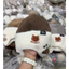 Mũ len gấu nỉ bông kín tai cho bé 1-5 tuổi