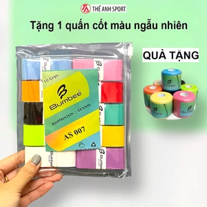 Quấn Cán Cầu Lông - Pickleball Bumbee AS007 vỉ 10 chiếc TÚI ZIP tiện lợi