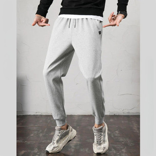 Quần dài jogger trơn ống bo mặc học thể dục tập gym vải nỉ có giãn thoãi mãi thiết kế có túi SSL
