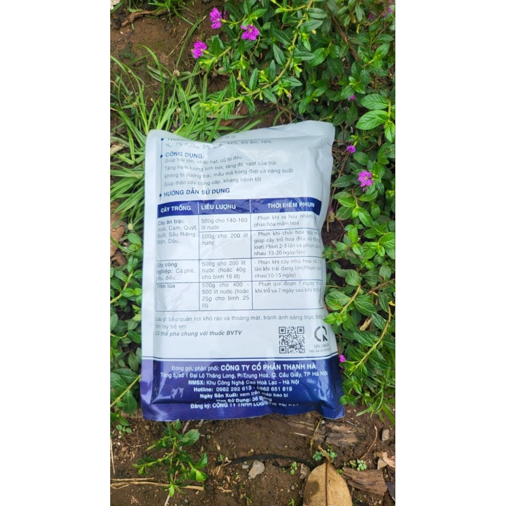 🍓  FRUIT GROW 7-5-44 + TE – Nuôi Trái Ngọt | Bóng Đẹp | Không Clorua – Công Nghệ Israel