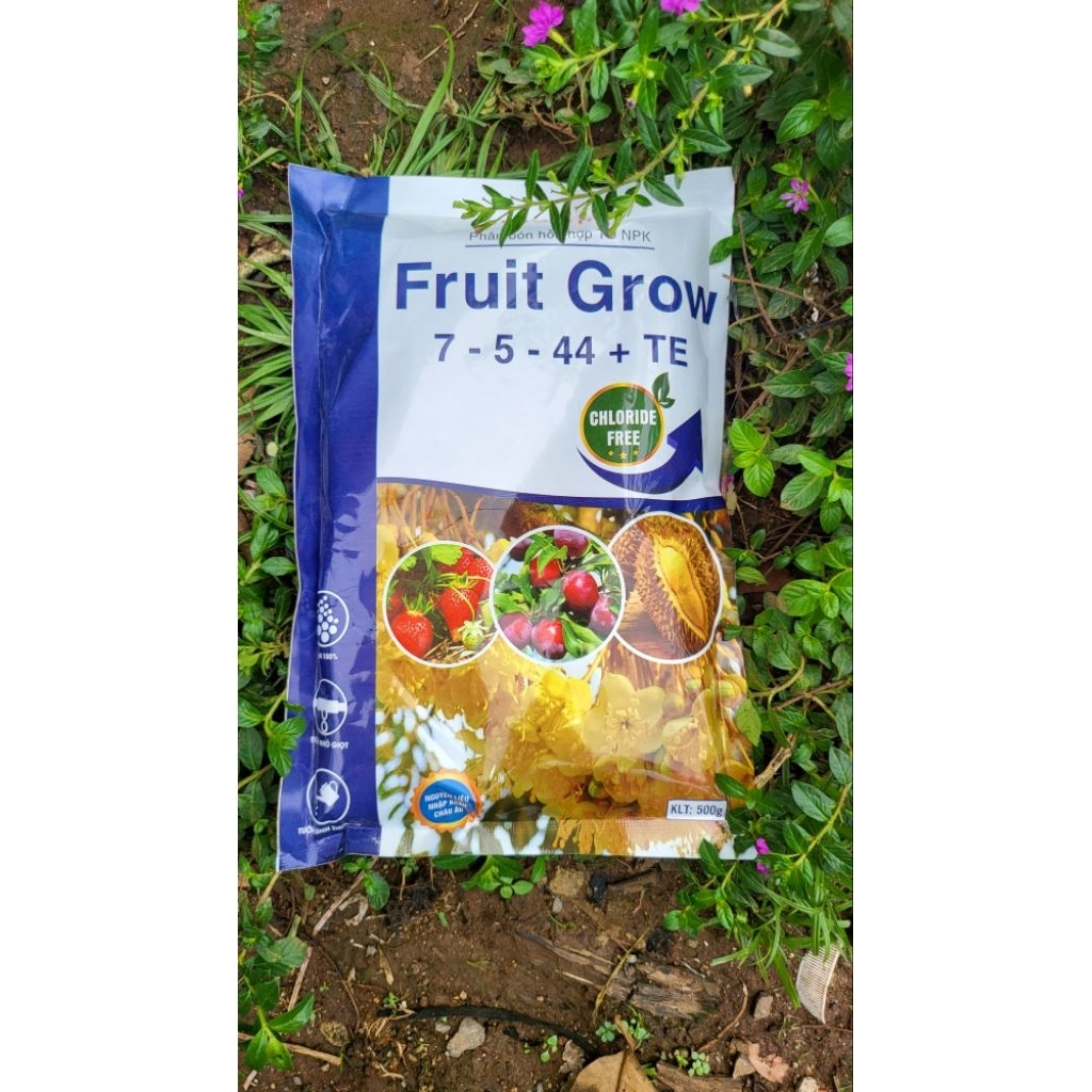 🍓  FRUIT GROW 7-5-44 + TE – Nuôi Trái Ngọt | Bóng Đẹp | Không Clorua – Công Nghệ Israel