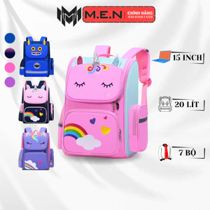 Ba lô bé trai bé gái đi học Pony Men phản quang [SẢN PHẨM MỚI]