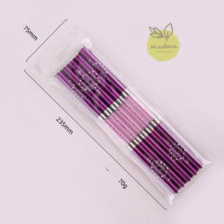 Cọ vẽ 2 đầu có nắp bảo vệ Hồng Blink - Phụ kiện tranh Madoca