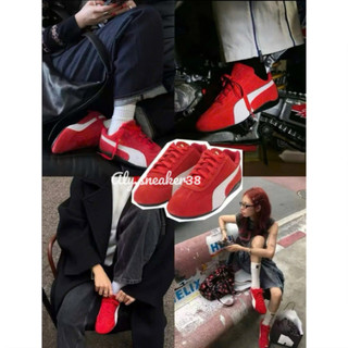 Giày Speedcat OG da lộn – Sneaker đen/đỏ/nâu phong cách đua xe cổ điển, cá tính thời thượng